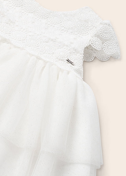 Mayoral white lace clearance dress