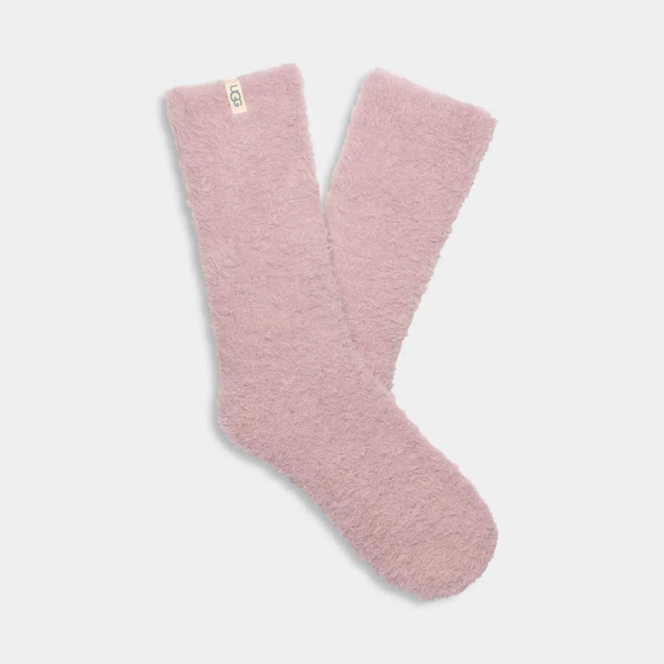 Women's UGG Teddi Cozy Pink Crew Sock