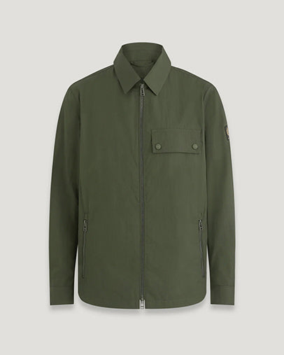 Men's Belstaff TIle Green Depot Overshirt