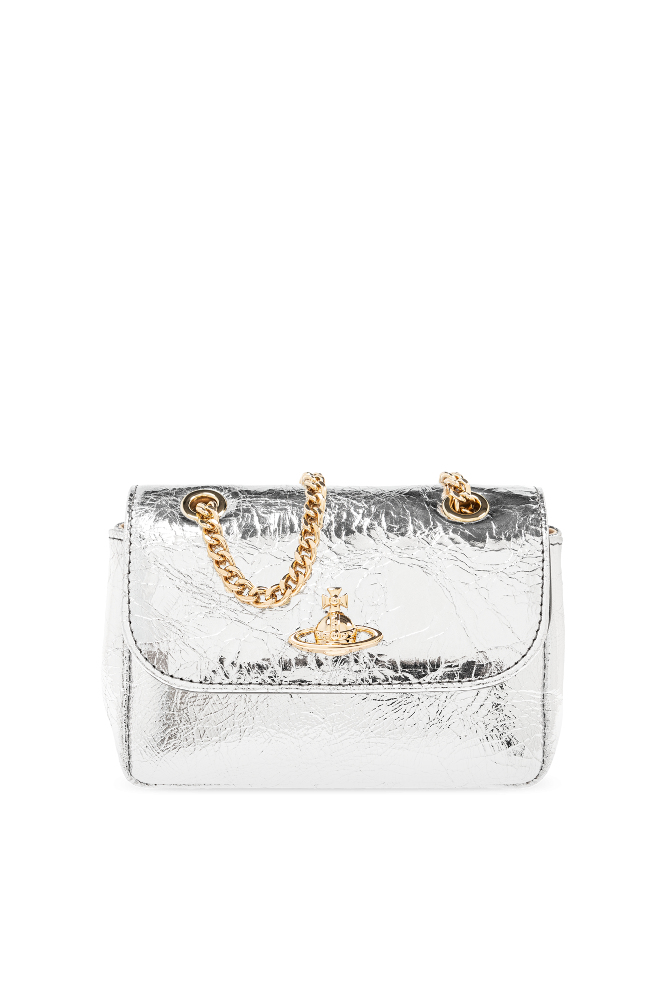 Women's Vivienne Westwood Small Chain Purse in Silver