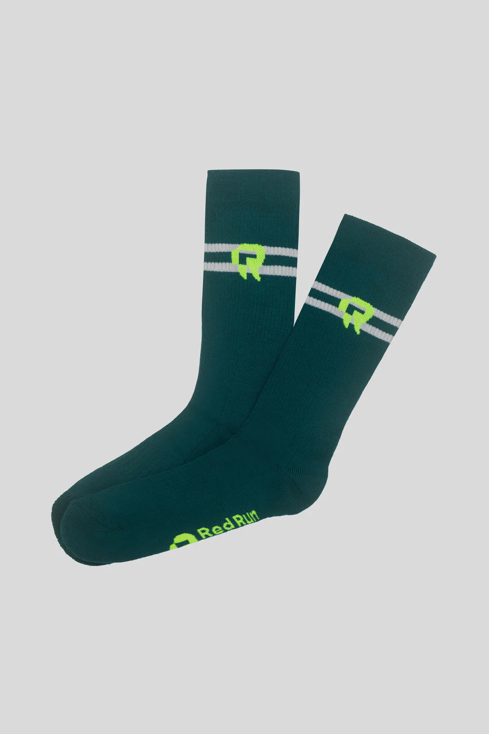 Women's Red Run Activewear Logo Socks in Turquoise