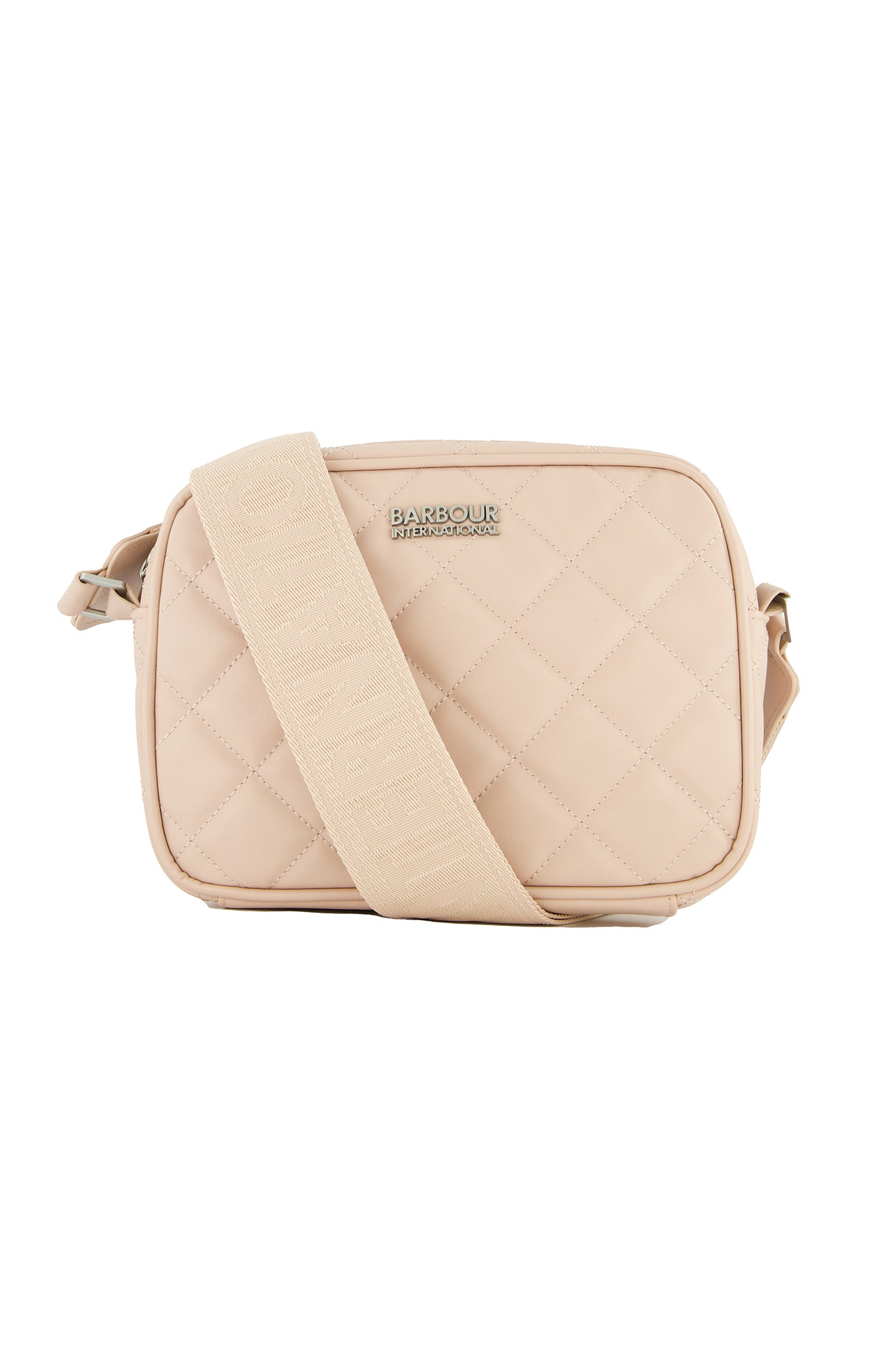 Women's Barbour International Mauve Quilted Sloane Crossbody Bag