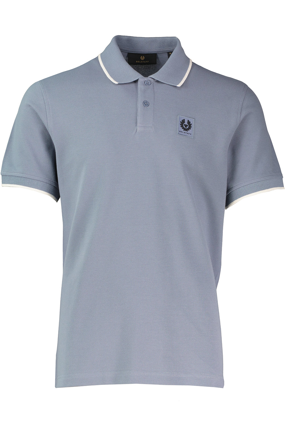 Men's Belstaff Blue Flint Double Tipped Polo