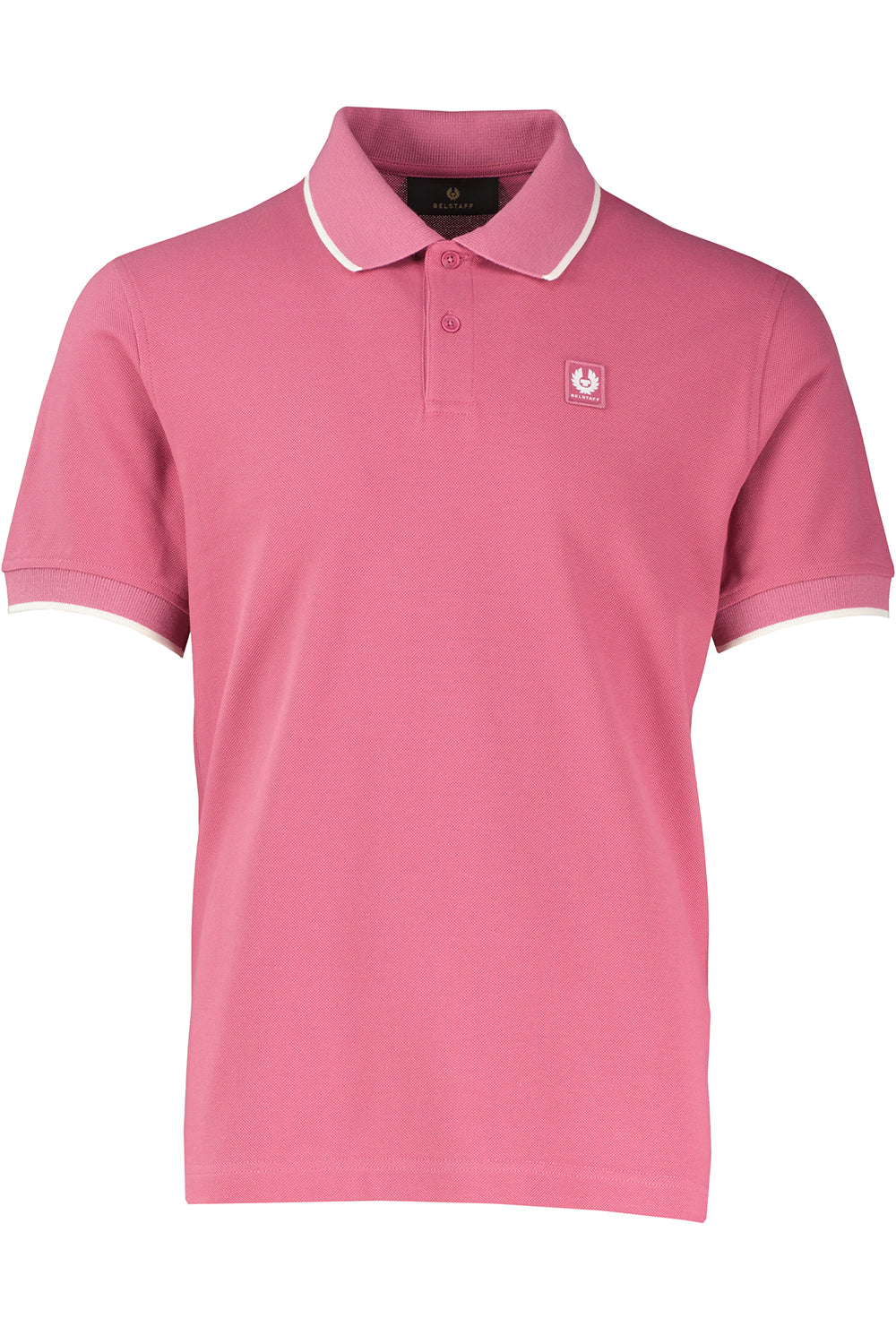 Men's Belstaff Magenta Double Tipped Polo