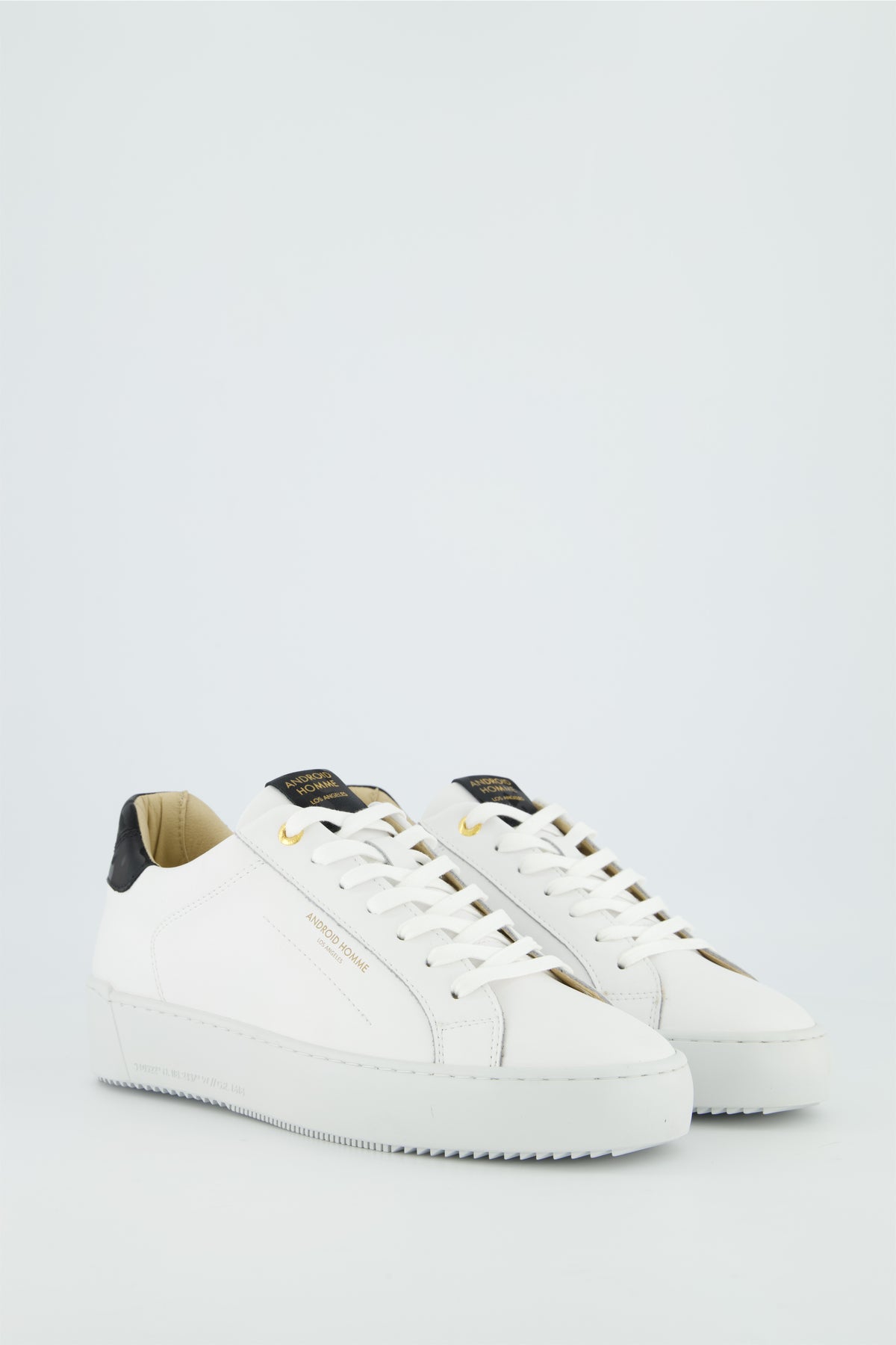 Android homme deals trainers white