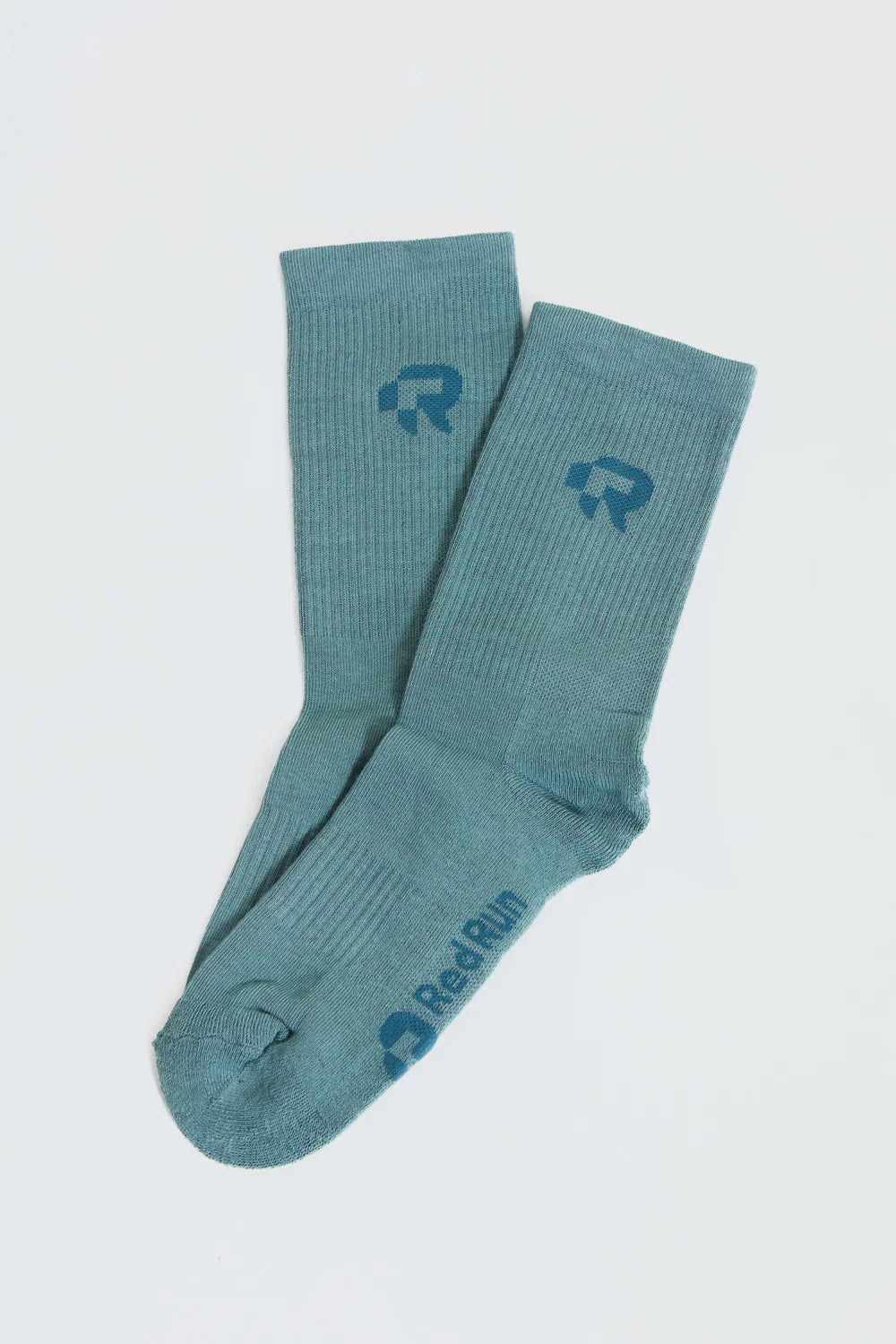 Women's Red Run Activewear Stormy Sea Logo Socks