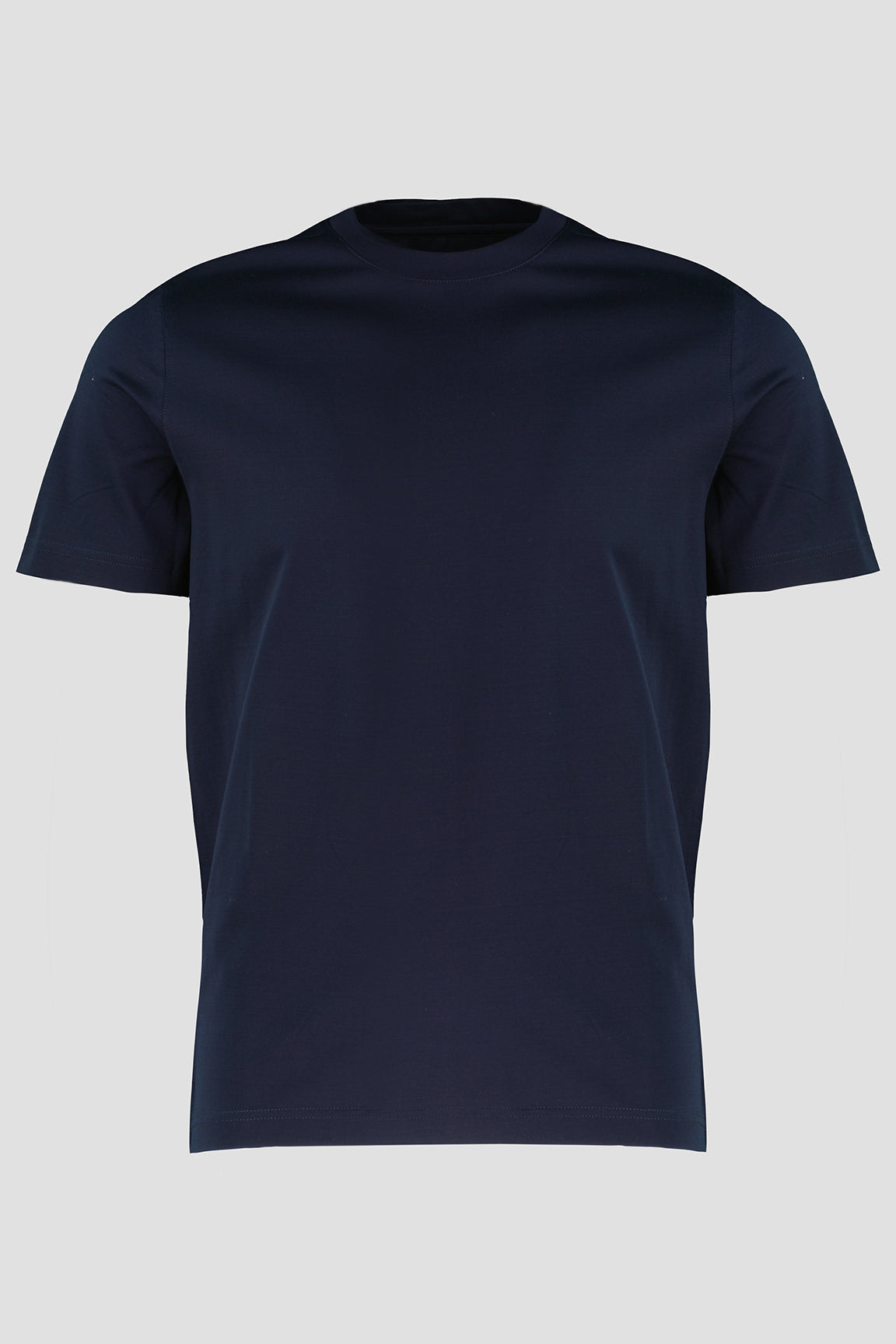 Men's Pal Zileri Navy Mercerised Crew Neck T Shirt