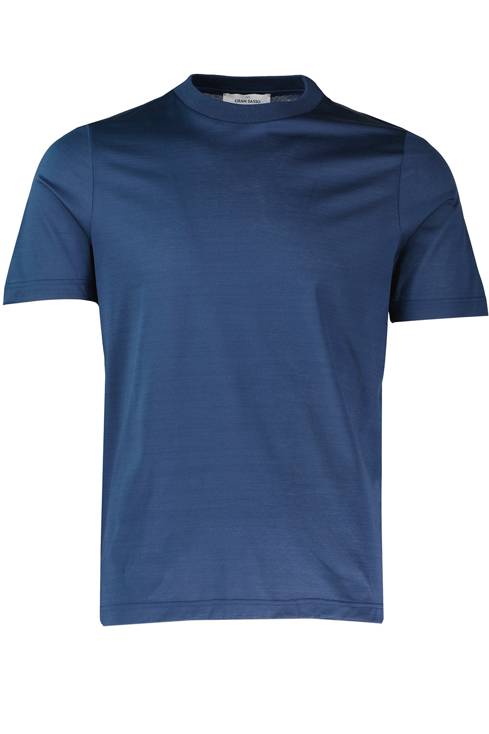 Men's Gran Sasso Navy Mercerised T Shirt