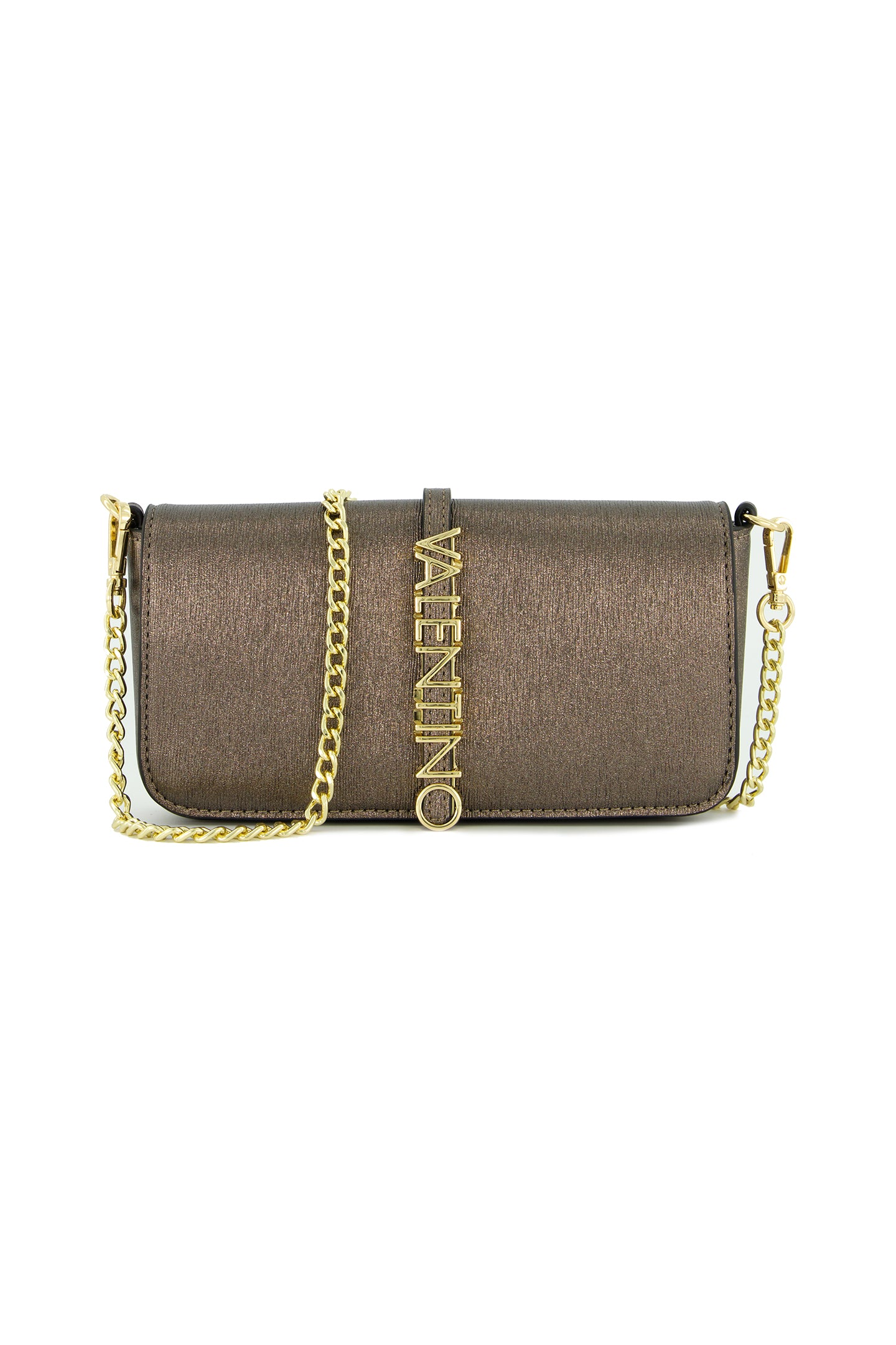 Women's Valentino Bags Materia Clutch Bag in Bronze