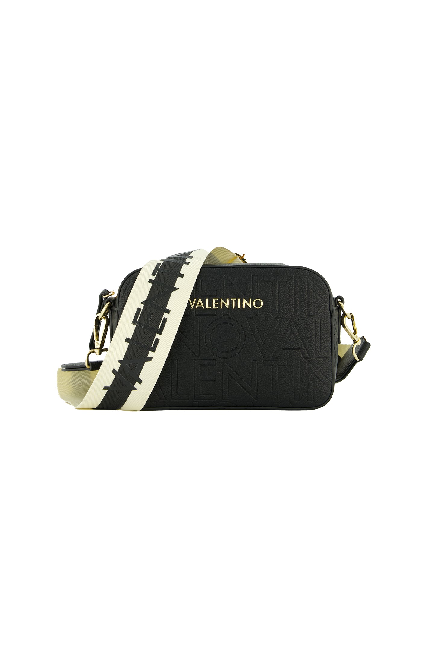 Womens Valentino Bags Pansy Crossbody Bag in Black