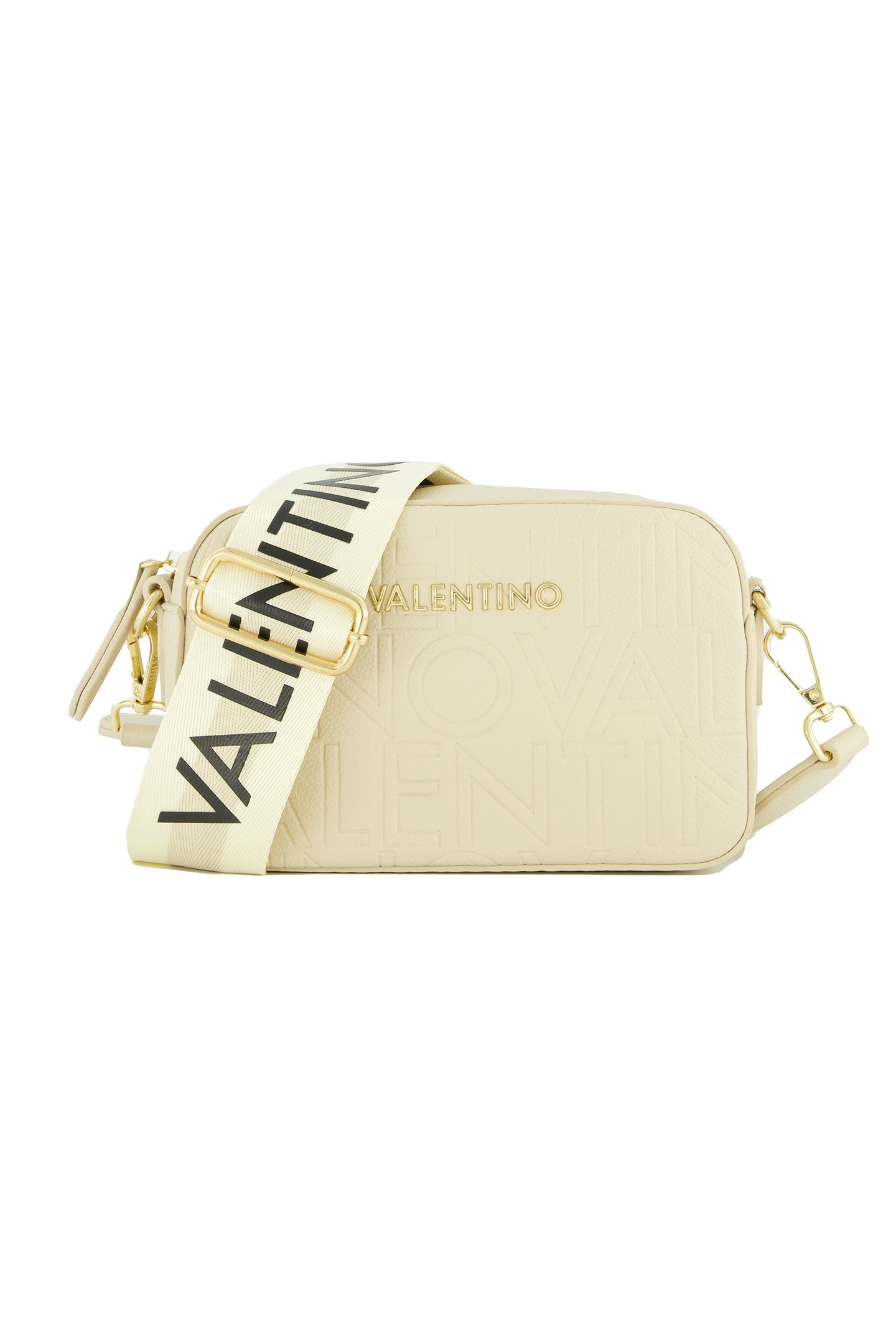 Womens Valentino Bags Pansy Crossbody Bag in Ecru