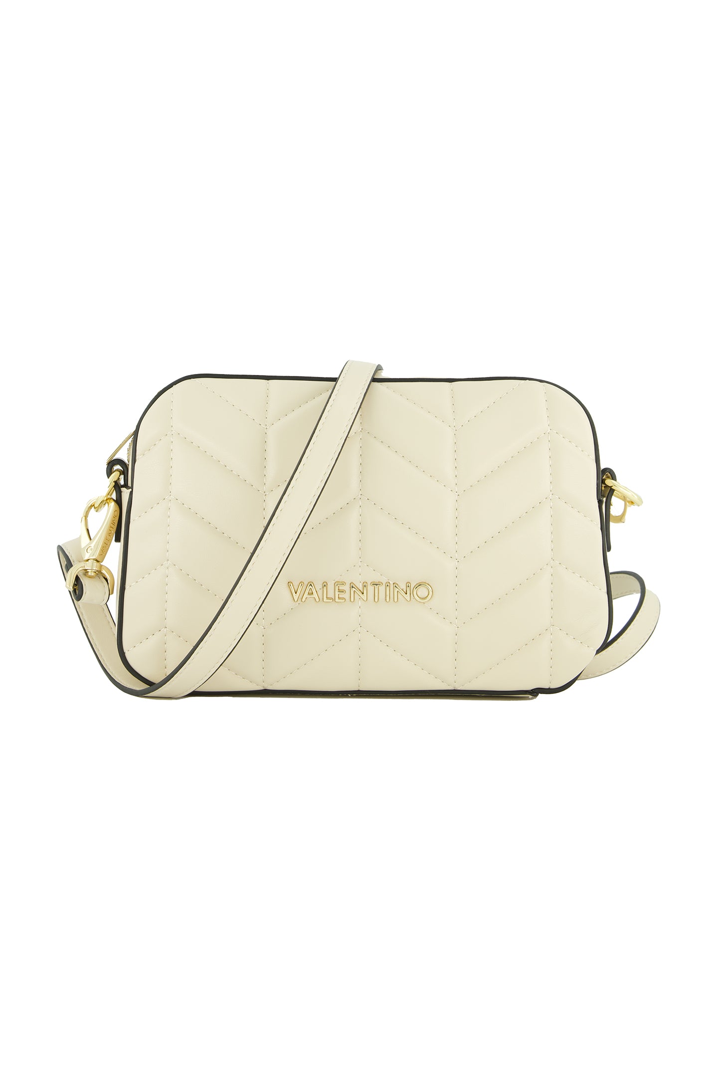 Womens Valentino Bags Petal Crossbody Bag in Ecru