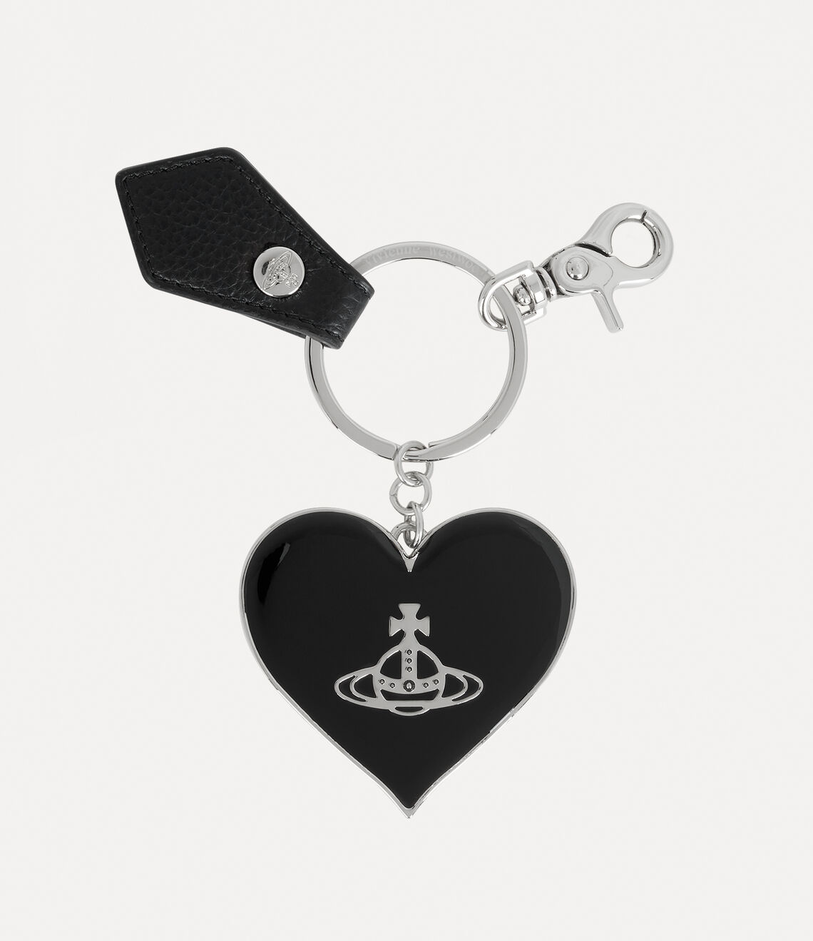 Women's Vivienne Westwood Black Mirror Orb Keyring