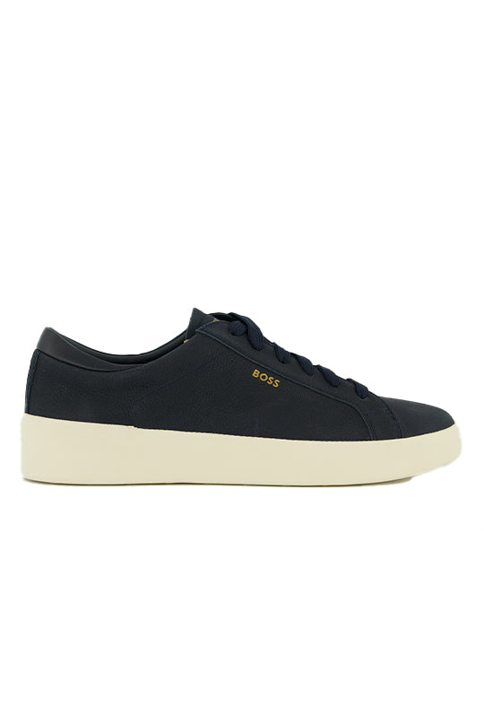 Men's BOSS Navy Belwar_Tenn_tb Trainers