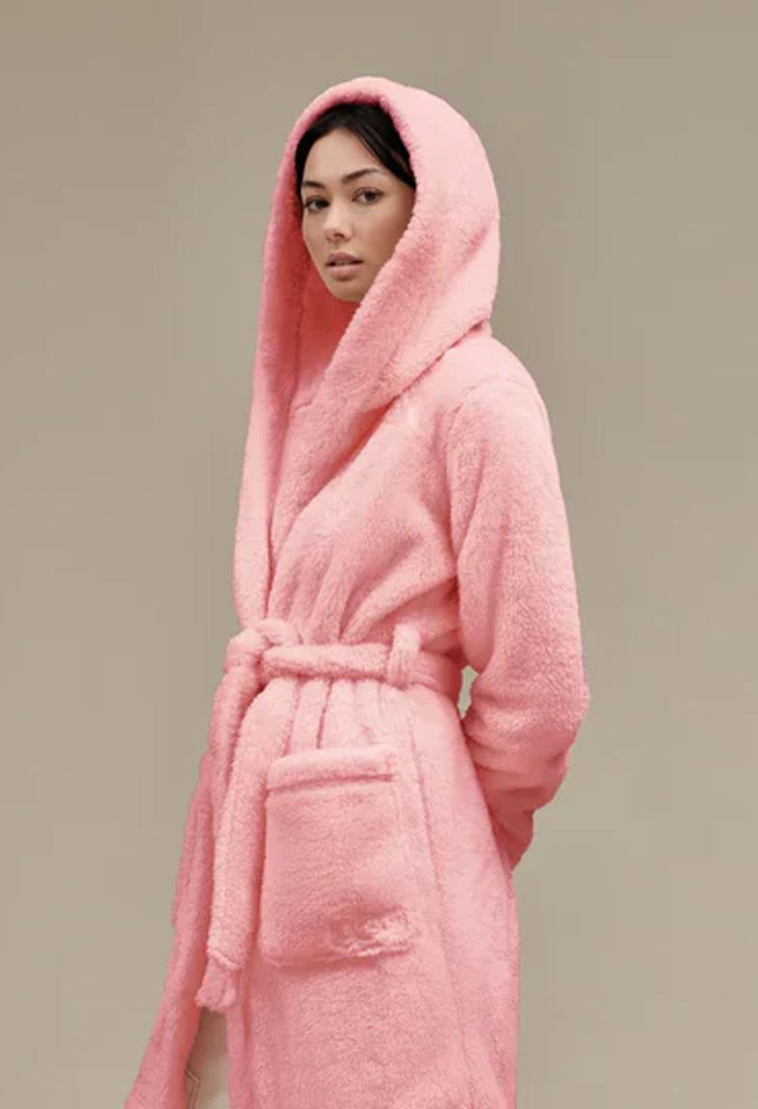 Ugg dressing gown with hood sale