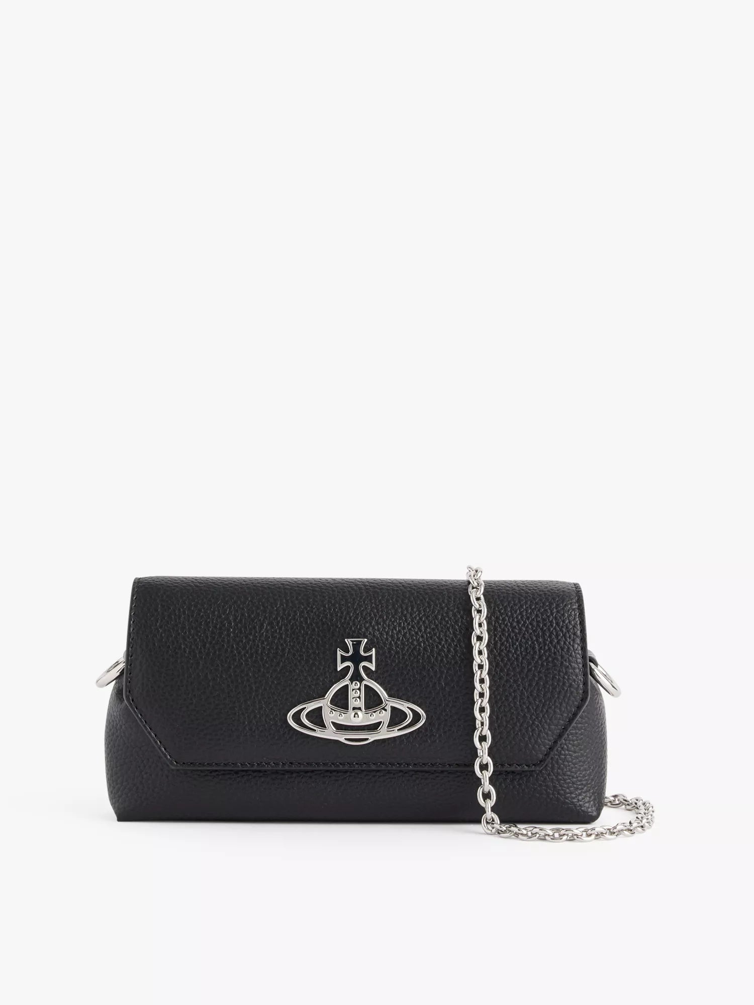 Women's Vivienne Westwood Mini Pouch Chain in Black