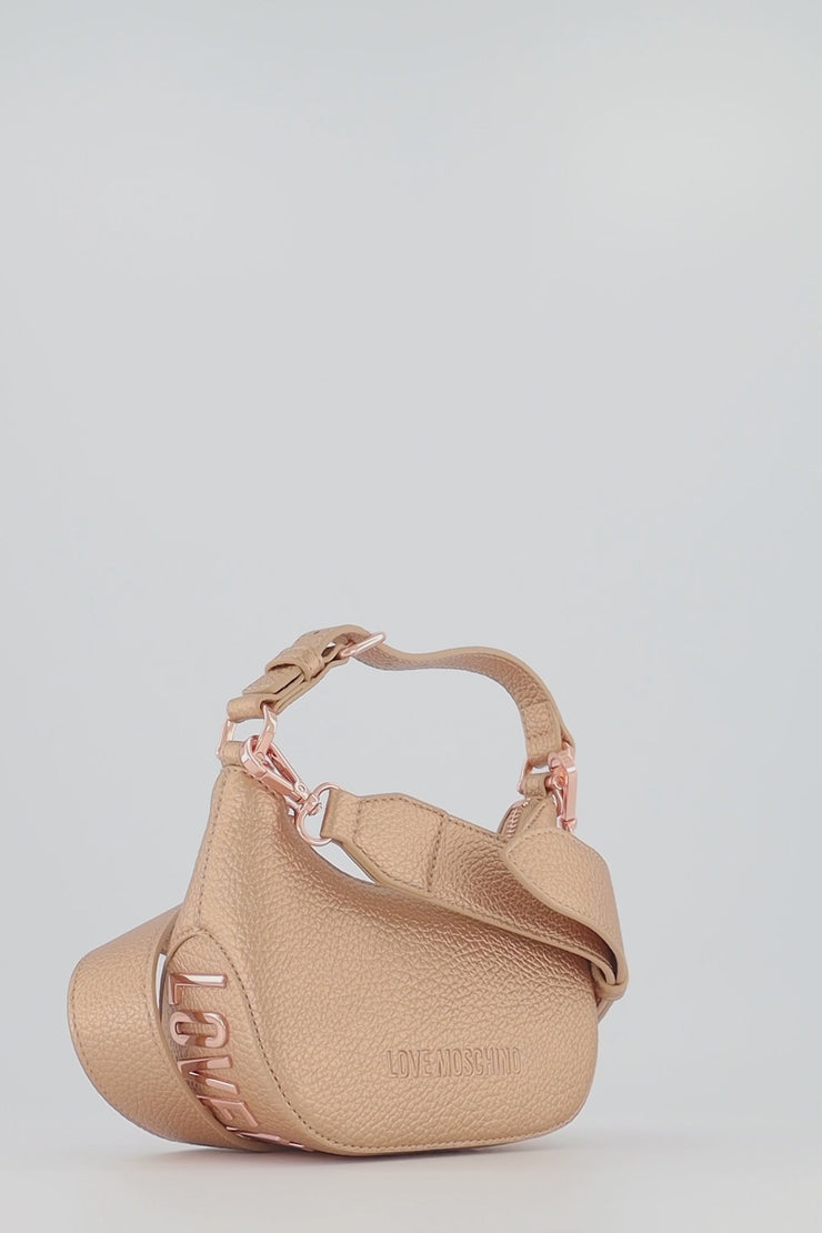 Rose gold hobo online bag