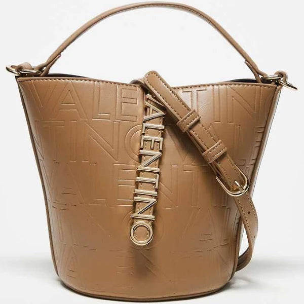 Women's Valentino Bags Beige Leo Re Bucket Bag