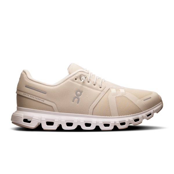 Women's On Running Cloud 6 Pearl White Trainers